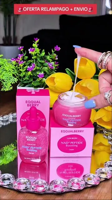 EQQUALBERRY NAD+ Longevity Ritual: Peptide Boosting Serum & Cream Duo | Advanced Anti-Aging & Cellular Skin Repair | Firming & Lifting for Face, Neck & Body @Eqqualberry  #dealsforyoudays 