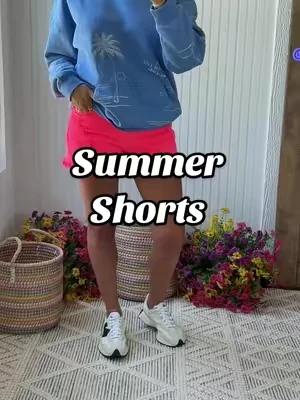 Neon Coral Shorts #DealsForYouDays  #TiktokshopSummerTurnUp  #SummerWins  #shorts