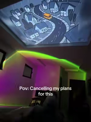 I can’t stop watching movies on my ceiling now😍 #projector #trending #roomfinds #movienight #summerwins 