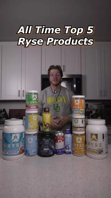 The OFFICIAL @RYSE all time Top 5 product list from FFGF #formerfatguy #dealsforyoudays #summerwins #proteinshake #proteinpowder 