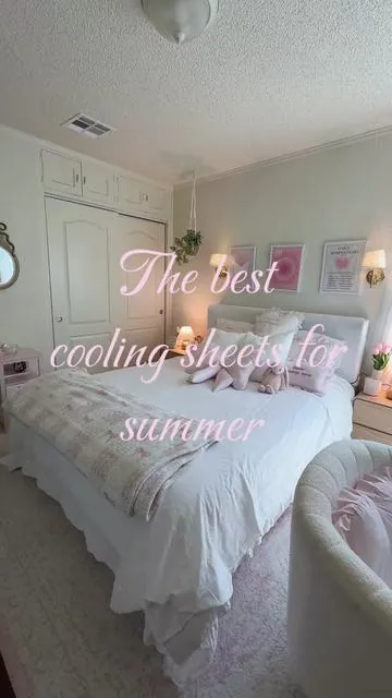Perfect for summer!🌴🫧🌸#bedsheets #bedding #beddingdecor #summerbedding #duvet 