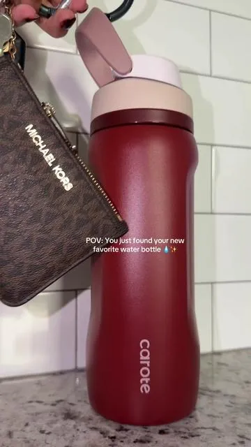 Stay hydrated in style with the Carote 26oz Insulated Stainless Steel Water Bottle. Designed with double-wall vacuum insulation, it keeps drinks cold for up to 24 hours and hot for up to 12 hours  #Carote #WaterBottle #HydrationGoals #StainlessSteelBottle #GymEssentials 