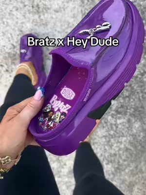 Bratz x Hey Dude 💜 #heydude #heydudeshoes #womensheydudes  @HeyDude 