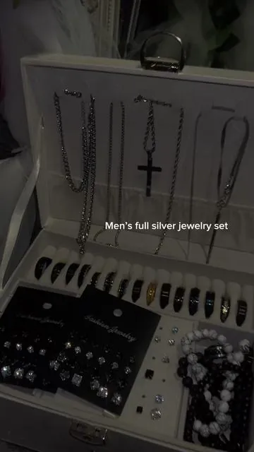#mensjewelryset #fyp #layering #style #ootdmen 