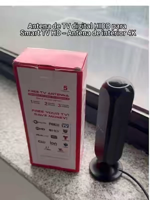 Antena digital HD 1080P/4K con señal de largo alcance 📡📺Disfruta tus canales favoritos con una calidad increíble, sin pagar cable. Imagen clara, fácil de instalar y perfecta para el hogar.#TikTokShopCyberMonday#TikTokShopHolidayHaul#antenna#tv#hd 