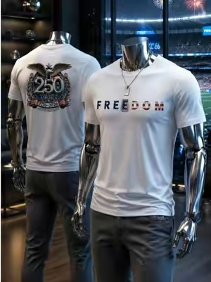 Freedom 250th Anniversary Shirt, USA 250 Years Independence Apparel #menswear #TikTokFashion #fyp #dealsforyoudays #shortsleeves 