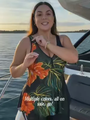 adjustable straps and side support saved me.#DealsForYouDays #SummerWins #thememorialdays #hannanikole #tummycontrol #plussizefashion #quickdry #plussize #bikini #swimsuit #trip #vac