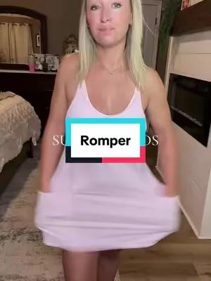 How cute is this?! Perfect for summer #womensclothing #romperdress #romper #summerdress #womensfashion 