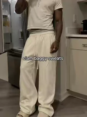 easy daily pair with real shape #sweatpants #baggypants #baggysweats #streetwear #xybca 
