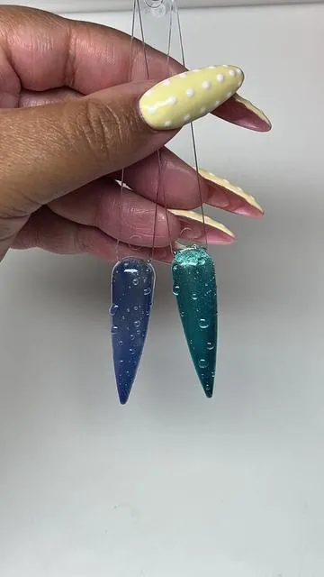 This product is a game changer for doing water drop nails.  #waterdropnails #aillsanails #nailtok #diynails #nailtutorial 