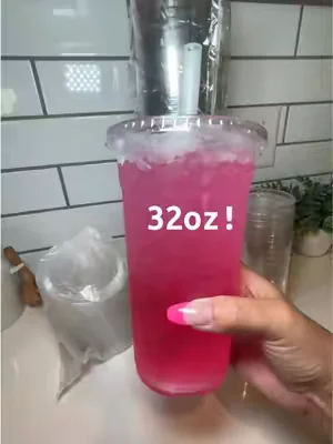 32oz is the way to go! #togocups #plasticcups #dealsforyoudays #tiktikshopcreatorpicks 