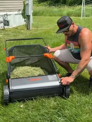 It’s more than worth it buying until you find the one that works best but I honestly wish I found this one sooner. #vevorlawnsweeper #lawnsweeper #yardcleanup #lawnequipment #dealsforyoudays @VEVOR Store 