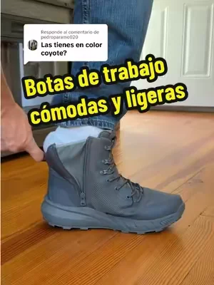 Respuesta a @pedroparamo020  Botas de trabajo cómodas y ligeras para construcción o actividades al aire libre #tiktokshopcreatorpicks #dealsforyoudays #summerwins #workboots #tacticalboots 