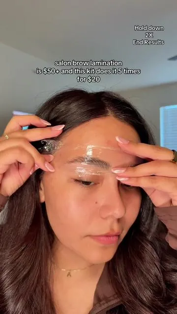 i did the math on how much i was spending on brow appointments and was shocked try this instead  #creatorsearchinsights  #dealsforyoudays #browlamination #browlaminationkit #clioneprime 