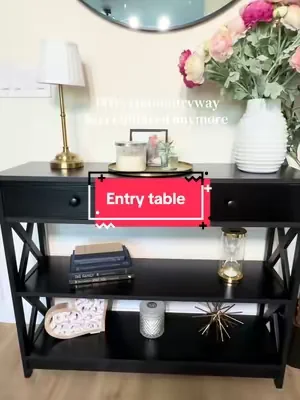 One furniture piece can change the whole vibe of a room #consoletable #entrywaydecor #entrywaytable #homefinds #DealsForYouDays 