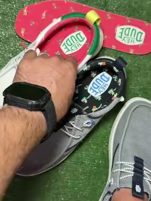 HEYDUDE Wally Golf Essentials Golfing Shoes Comfortable Lightweight Slip on Golfer Shoe #DealsForYouDays #tiktokshopcreatorpicks #heydudepartner #golfshoes #golf @HeyDude 