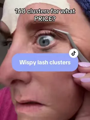 these natural wispy lash clusters are the beauty hack you need 👀 They blend so naturallyanf feel lightweight all day! I’m loving how natural and wispy they look! #WispyLashes #tiktokmademebuyit #lashextensionsathome #summerbeautyfinds  #tiktokshopcreatorpicks