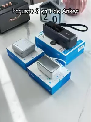 ¡El pack de Anker tiene una oferta increíble! No te lo pierdas#ofertasparati #tiendatiktokdiademorial #bancodeenergía #anker #cargador