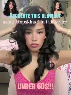 idk what I would do without my Atopskins 5 in 1 air styler 😫 #DealsForYouDays #SummerWins #atopskins5in1styler #atopskins #blowout @ATOPSKINS.US 