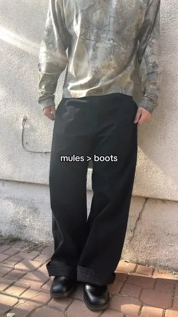 super clean and comfy #boots #mules #loafers #fashion 