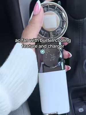 summer essential 💨 #fan #portablefan #acfan #handheldfan 
