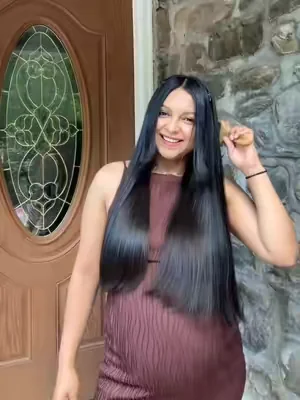 Replying to @Sara_anai.chacon El brillo y la suavidad que deja este combo✨#fyp #naty_theo #dealsforyoudays #shampoo 