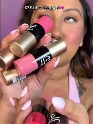 New @e.l.f. Cosmetics blush! #elfcosmetics #eyeslipsface #creamblush #blush #affordablemakeup