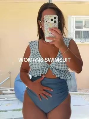 Finally found my new go-to bathing suit 🧺🩵#momswimsuit #womensbathingsuit #dealsforyoudays #poolday #beachdays