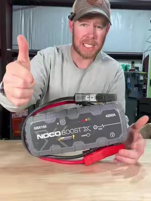 NOCO Boost X GBX155 4250A Jumpstarter #noco #jumpstarter #dealsforyoudays #fathersdaygift #dieseltruck 