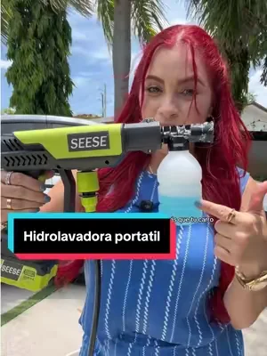 La hidrolavadora portátil inalámbrica que puedes llevar a cualquier lugar. 🚿 Incluye batería recargable, diferentes modos de presión, botella para jabón, manguera con filtro y maletín para guardarlo todo. Perfecta para carros, patios, ventanas, muebles de exterior y mucho más. ✨ #cordlesspressurewasher#tiktokshopcreatorpicks#tiktokshopsummerturnup#tiktokshopdealsforyoudays#pressurewasher 