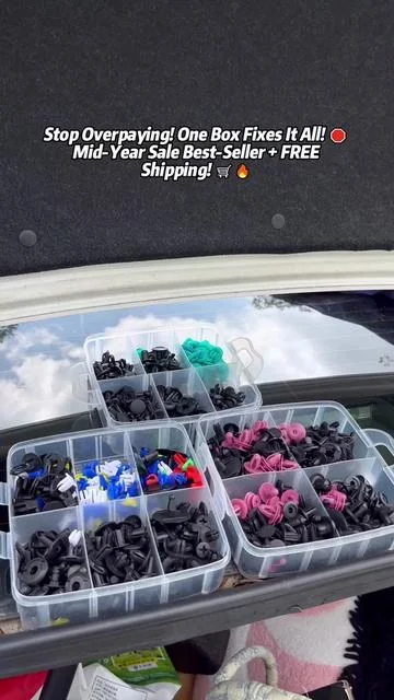Is your engine cover, fender, or trunk side panel starting to sag? 🚗🔧 #TrimPanelFix #FenderClips #EngineCoverClips #DIYCarRepair #DealsforYouDays