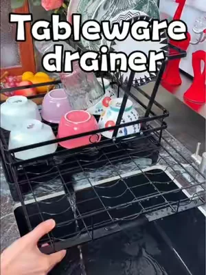 It was time to an update 🥰👏👏#dishdryingrack #DealsforYouDays #kitchenhack #kitchenOrganization #kitchen 