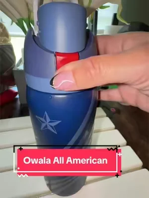 🇺🇸❤️ Sipping in red, white, and blue style! The Owala All American Cup keeps your drinks cold, your hydration on track, and your summer vibes going strong. Perfect for cookouts, road trips, ball games, and celebrating all things America! 🥤✨ #Owala #OwalaCup #AllAmericanCup #HydrationGoals #summeressentials 