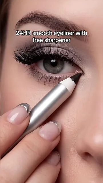 24-hour waterproof smudge-proof silky eyeliner#makeup #tiktokshop #eyeliner #waterproofeyeliner #beauty