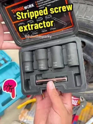 The ultimate solution for stripped screws! #strippedscrewremover #nutremovaltool #TikTokHolidayHaul #dealsforyoudays #fathersdaygift 