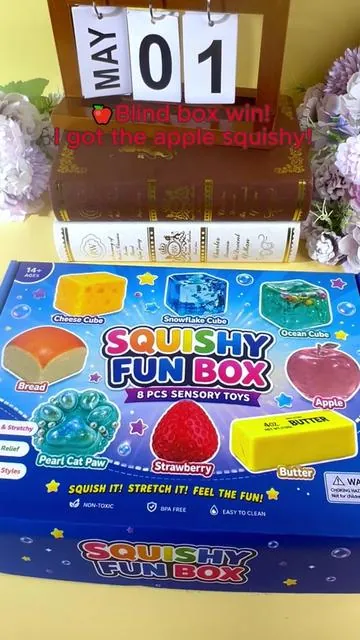 8-Piece Set Box Malt Sugar Stress Relief Fidget Toys, Sensory Bundle, Creative Slow-Return Squishy, Party Gift, 8 Different Styles #fidgetcubes #squeezetoys #squishytoyreview #sensorytoysuk #sensorytoyfun #smartiescandy #softsqueezetoy #heatableplushieforcramps #afterschoolsnacks #sensoryplayfortoddlers #summerwins #dealsforyoudays