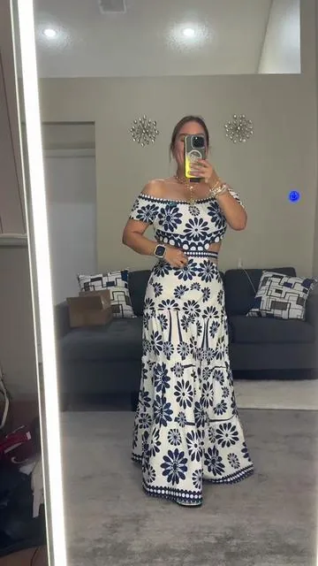 Fresquito, elegante y con envío gratis. #ModaTikTok #OutfitVacaciones #MaxiDress #FashionInspo #dealsforyouday