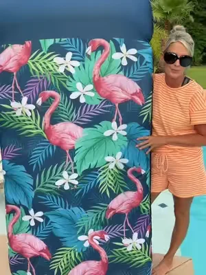 Huge Fabric Covered Pool Float #poolfloat #poolday #swimmingpool   #creatorsearchinsights 