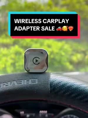 Please make sure your car supports wired Carplay or Android Auto before placing an order💕#tiktokshopsummerturnup #tiktokshopcreatorpicks #wirelesscarplay #wirelesscarplayadapter #dealsforyoudays 
