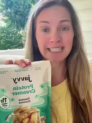 My coffee isn’t negotiable, especially when I’m in a calorie deficit. ☕🥥 This toasted coconut protein creamer gives my morning coffee that creamy coffeehouse taste while adding protein. It’s been one of my favorite ways to make my daily coffee feel a little more satisfying. #CoffeeLover #ProteinCoffee #enjoyjavvy #dealsforyoudays #summerwins