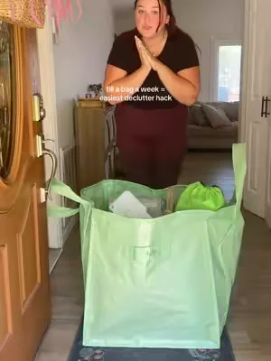 The big bag of a woman’s dreams hahaha #bigbag #declutter #storagebag #qvctiktokshopsuperbrandday 
