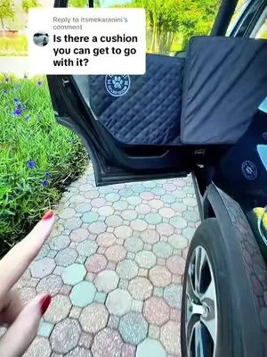 Replying to @itsmekaranini #seniordog #seniordogs #seniordogsoftiktok #dogcarseat #dogcarseatcover @RUFF Liners 