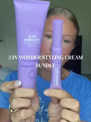Exclusive to TikTok 3-in-wonder styling cream #3inwonder #elfcosmeticshaircare #elfhaircare #stylingcream #slickback @E.L.F Cosmetics 