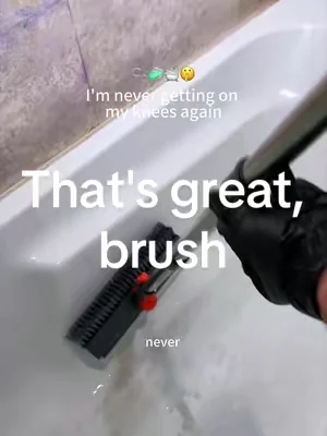 Whoever invented this is a GENIUS 🫧💦 #scrubbrush #scrubdaddy #CleanTok #dealsforyoudays #homeessentials  People know so little about this brush. From a floor brush to a bathtub brush, is it about to become a pool brush next?   