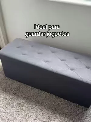 Ideal para guardar juguetes #Home #dealsforyoudays #summerwins #fyp #ottoman 