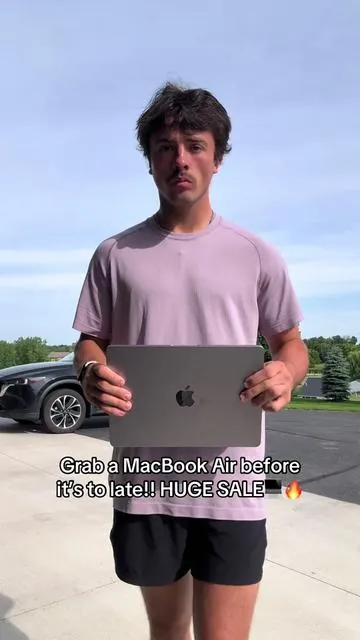 I’d grab them quick because the sale doesn’t last long!! #macbookair #macbook #foryoupage #fyp #xyzbca 