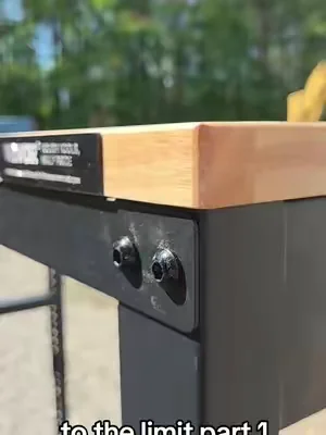 Going to see how much weight this #vevor work bench can actually hold #dealsforyoudays #workbench #shop 