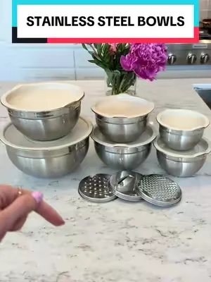 Probably the easiest nontoxic swap you could make your yourself and your family #dealsforyoudays #nontoxic #mixingbowls #stainlesssteel #kitchengadgets 