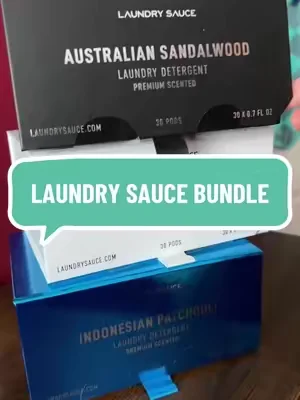 This bundle is such a great deal right now 🔥 @Laundry Sauce #laundrydetergent #laundrysauce #dealsforyoudays 