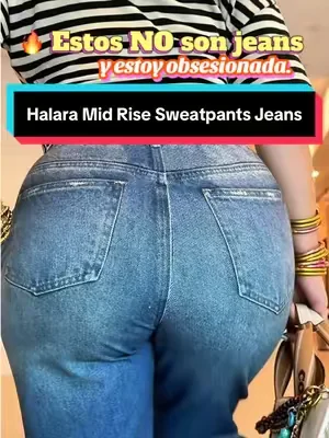 Cuando los vi pensé que eran unos jeans normales. Pero cuando los toqué me quedé en shock. Tienen el look de denim, pero la comodidad de unos sweatpants. #jeans #halara #HalaraListens #halarajeans #DealsForYouDays 
